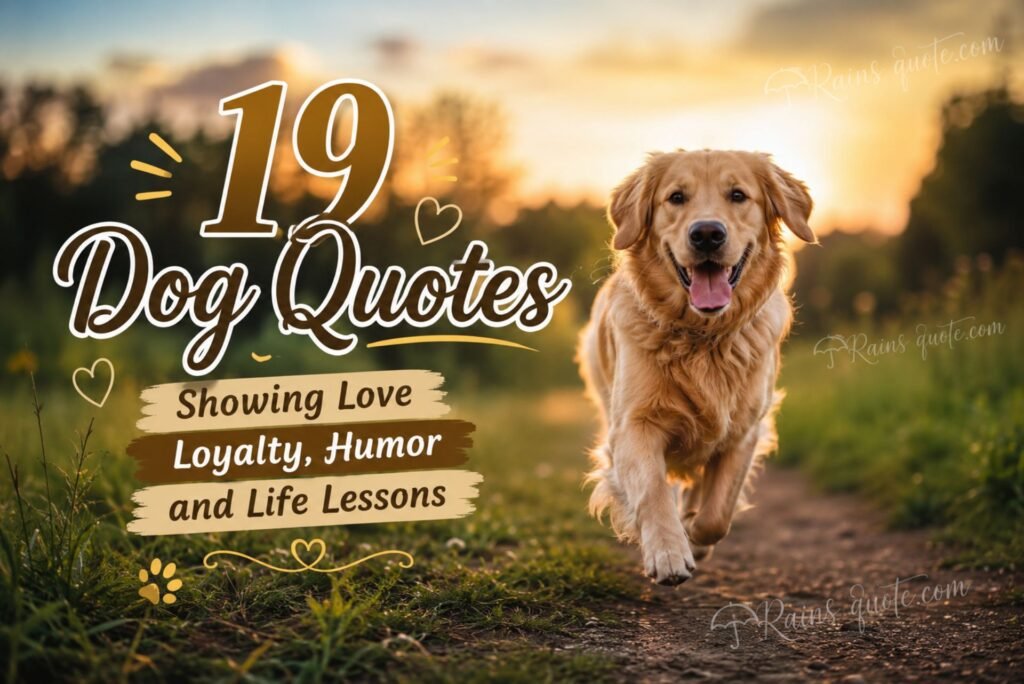 19 Dog Quotes Showing Love Loyalty Humor and Life Lessons
