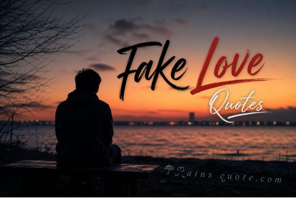 7 Fake Love Quotes When Feelings Seem Real But Slowly Fade