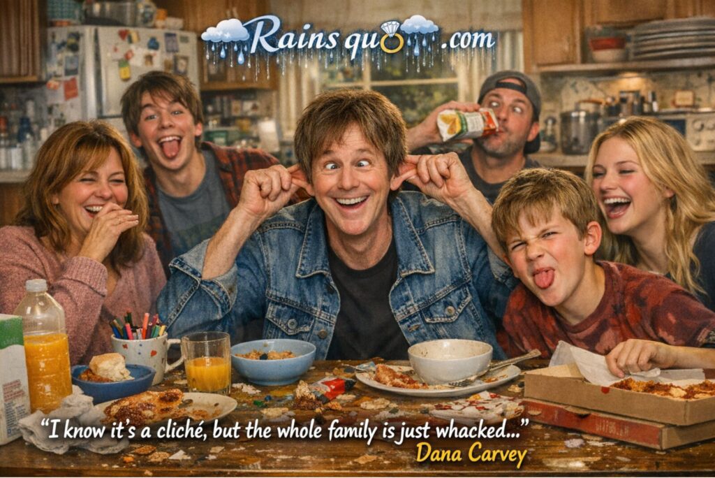 “I know it’s a cliché, but the whole family is just whacked…”