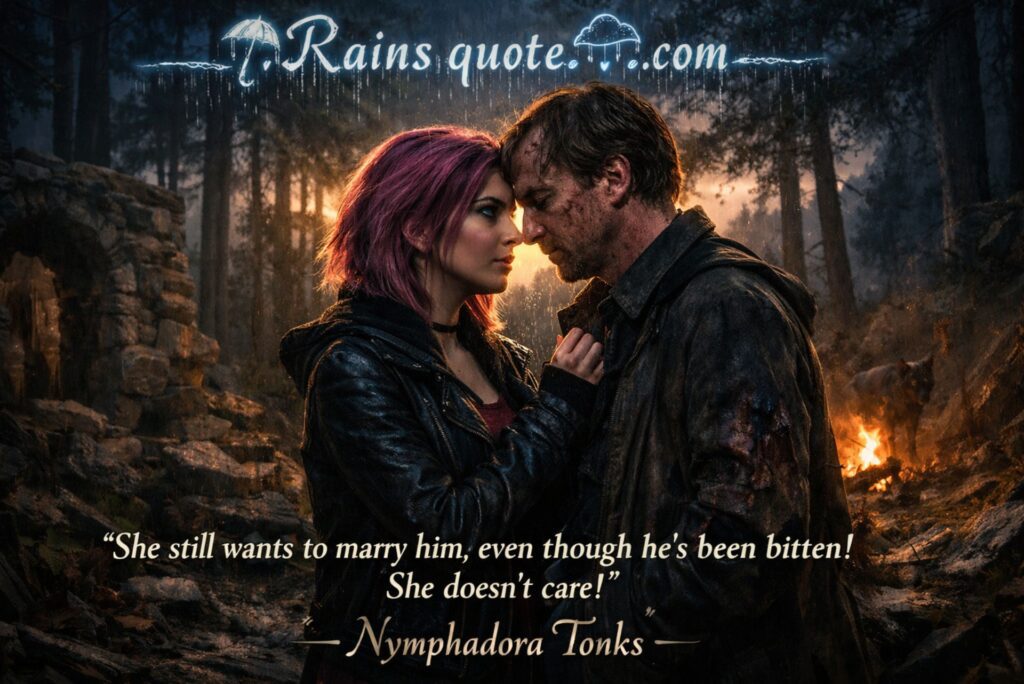 “She still wants to marry him, even though he’s been bitten! She doesn’t care!”