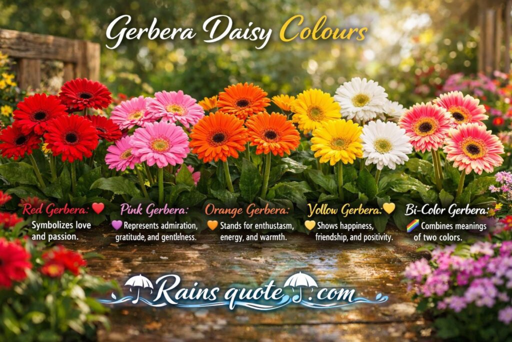 Gerbera Daisy Colours