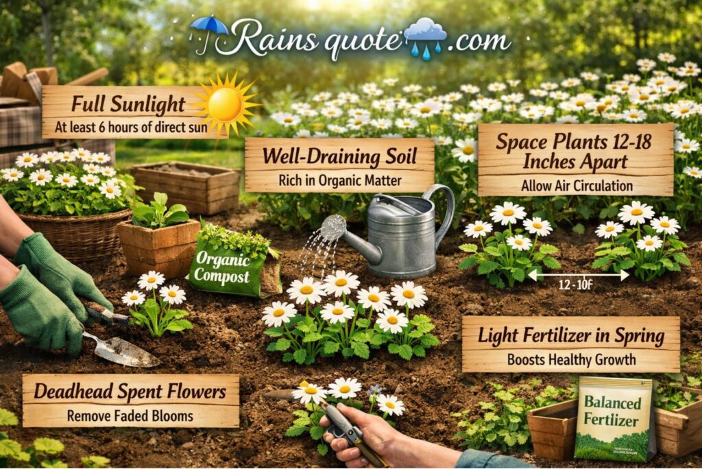 How to Care for Your Daisies