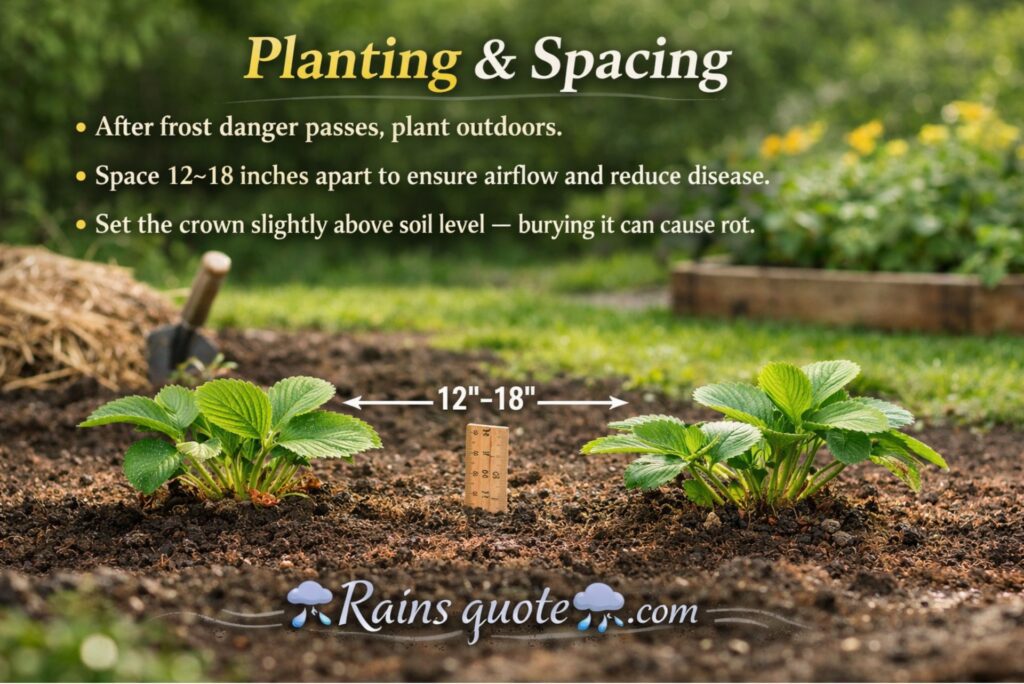  Planting & Spacing
