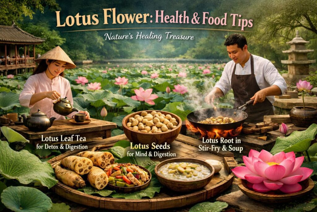 Lotus Flower: Health & Food Tips