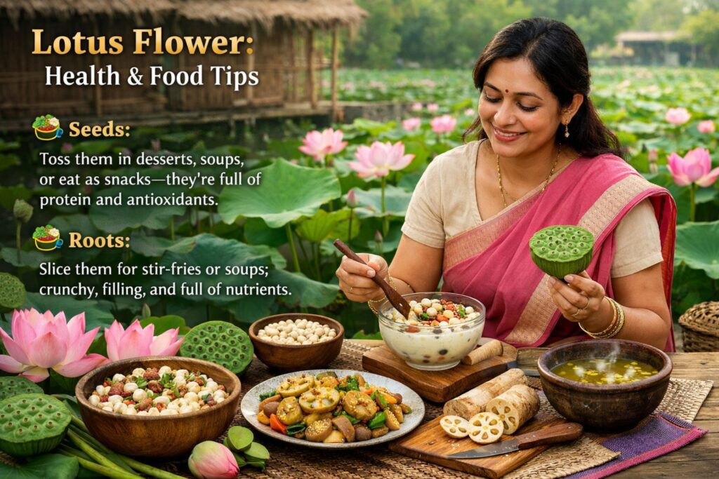 Lotus Flower: Health & Food Tips