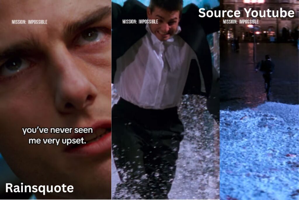 "You've never seen me very upset."