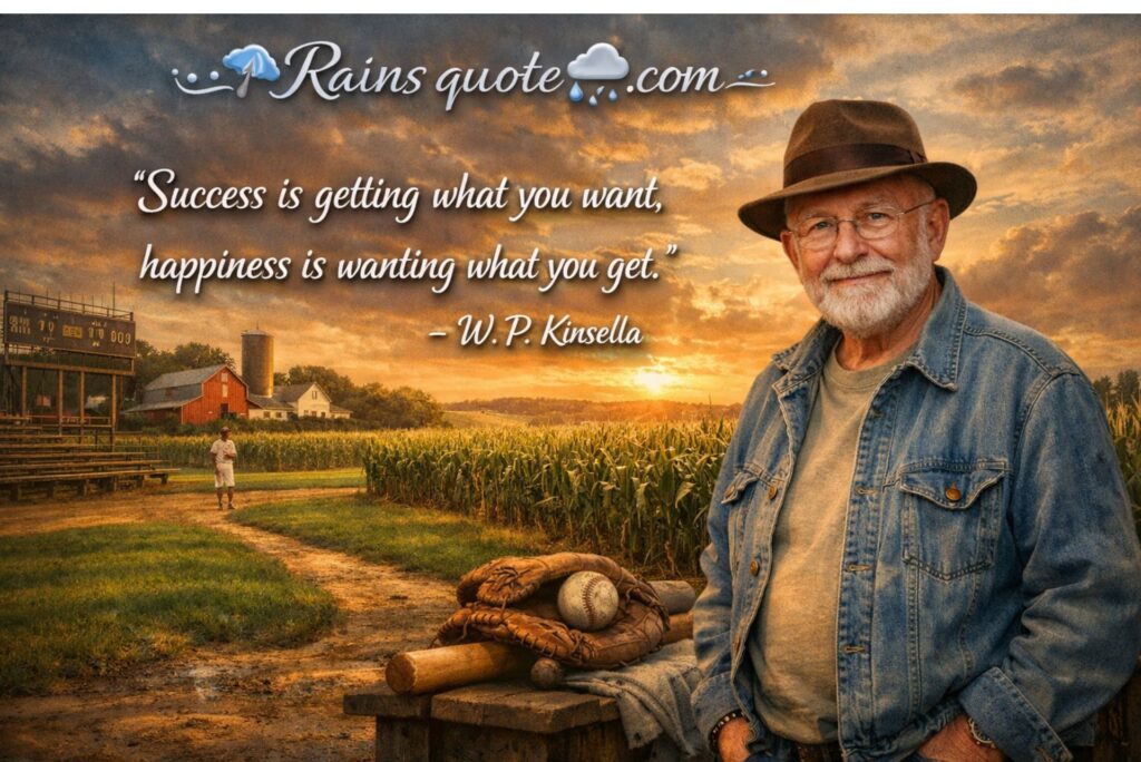“Success is getting what you want, happiness is wanting what you get.”