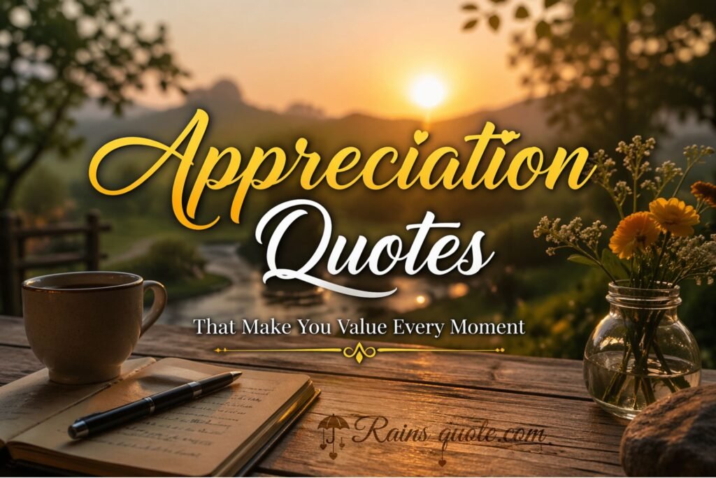 12 Appreciation Quotes That Make You Value Every Moment 