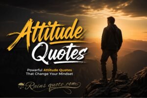 12 Powerful Attitude Quotes That Change Your Mindset 