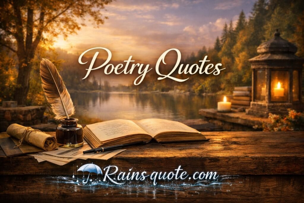 22 Poetry Quotes That Touch Your Heart and Inspire Your Soul