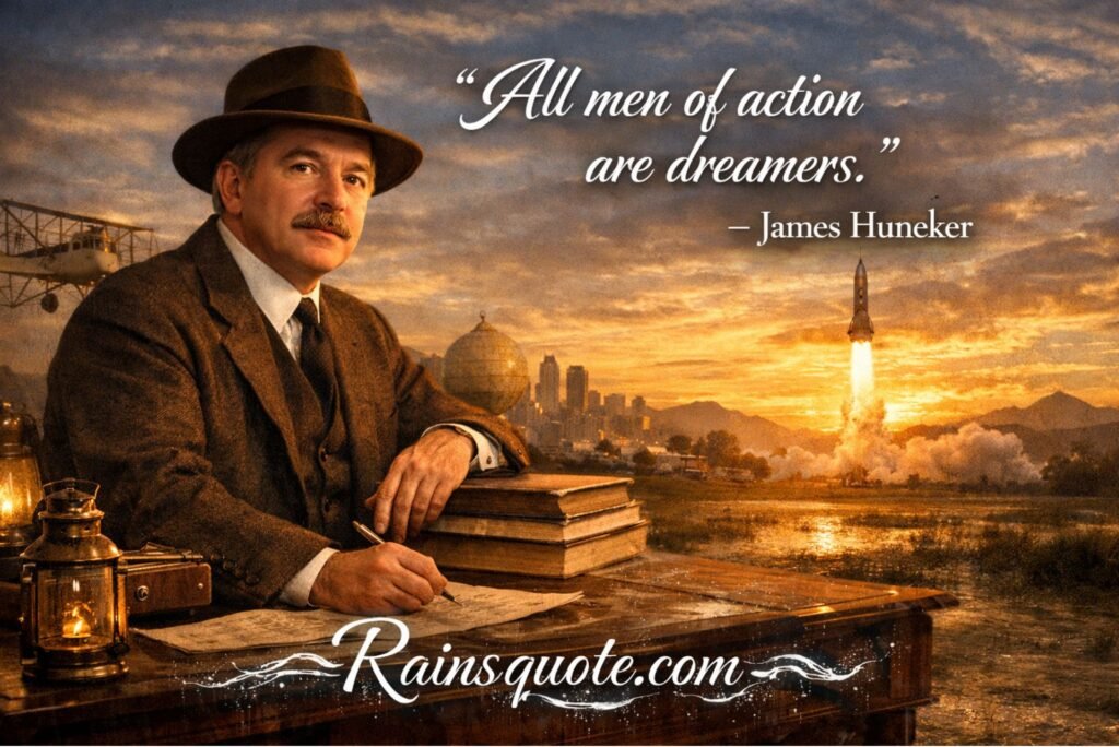 “All men of action are dreamers.”