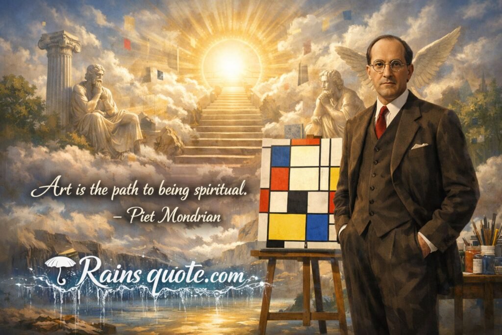 “Art is the path to being spiritual.”