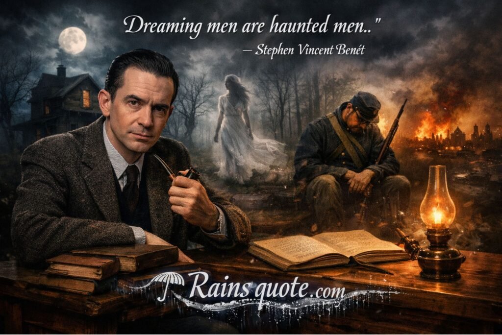 “Dreaming men are haunted men.”