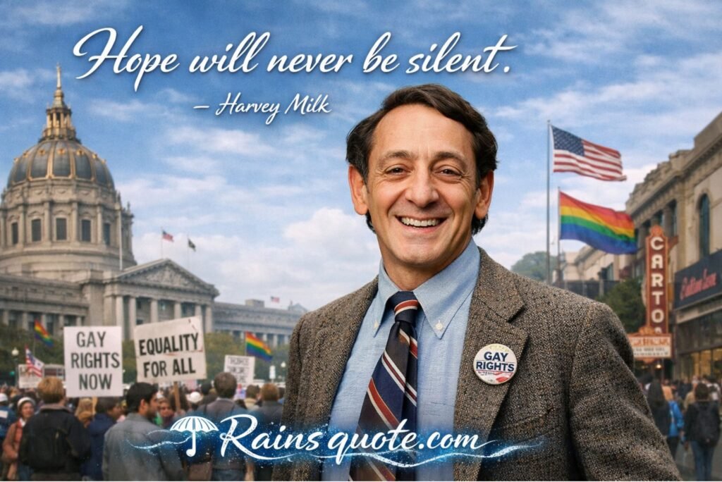 “Hope will never be silent.”