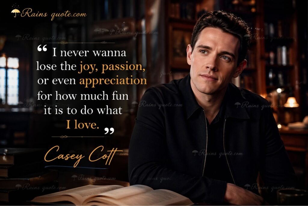 “I never wanna lose the joy, passion, or even appreciation for how much fun it is to do what I love.”