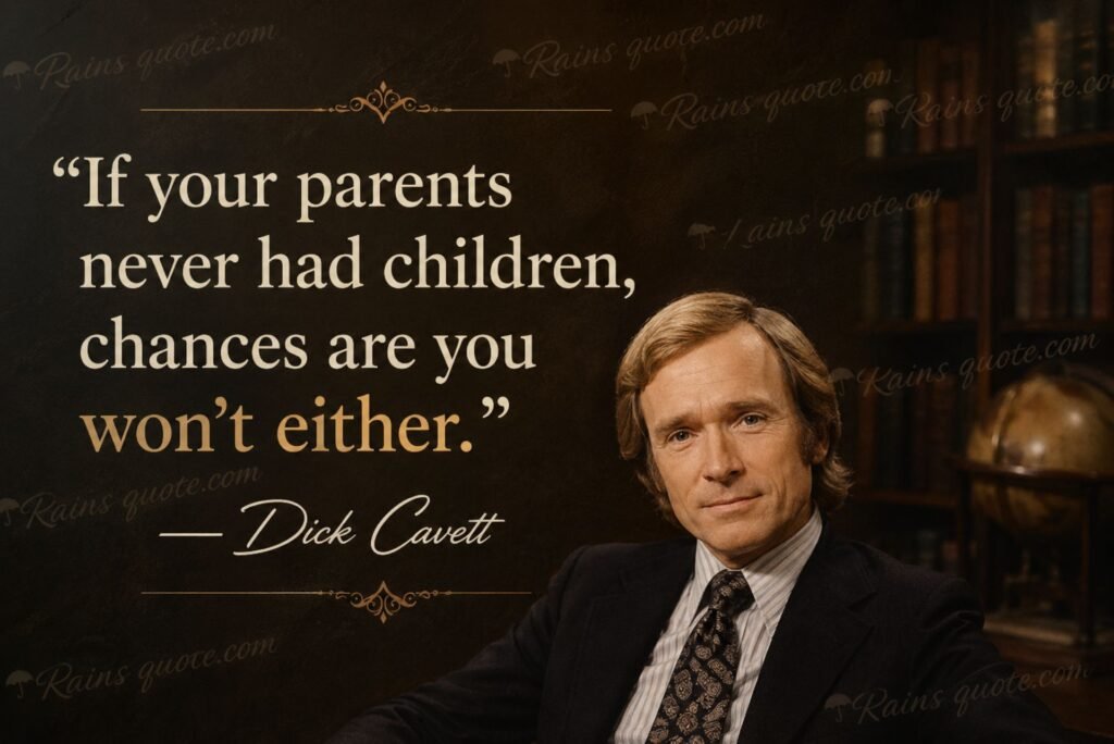 “If your parents never had children, chances are you won't either.”