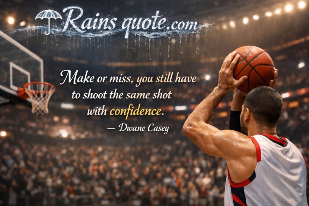 “Make or miss, you still have to shoot the same shot with confidence.”