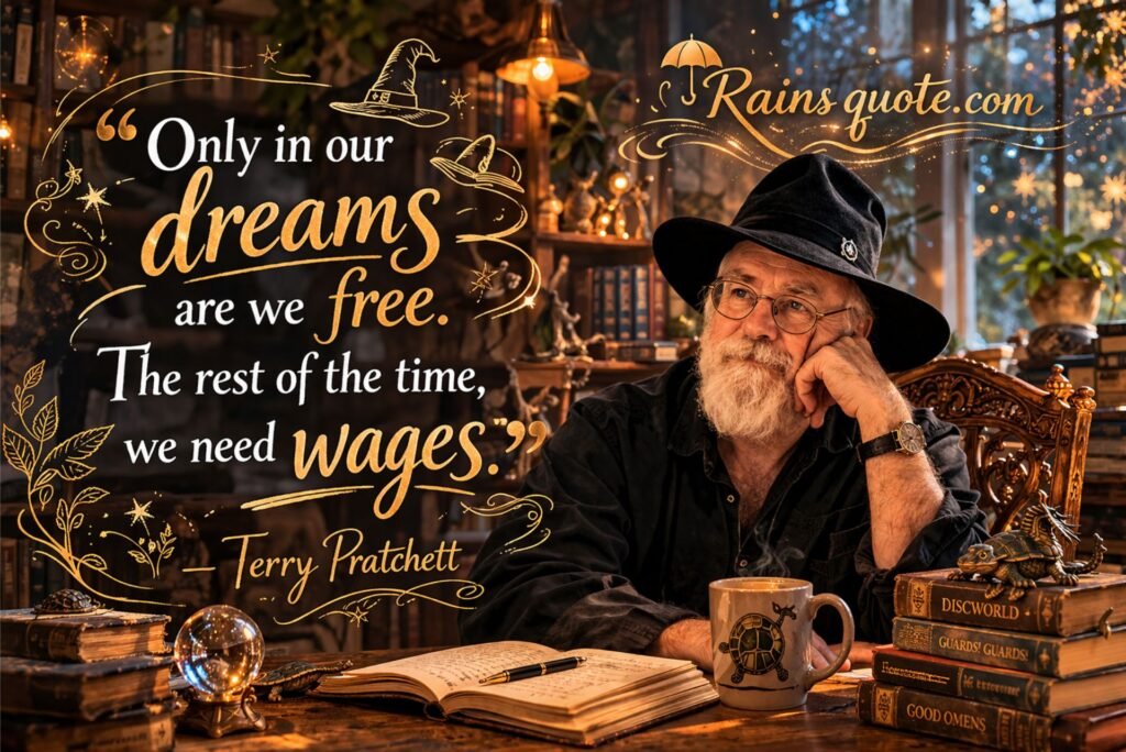 “Only in our dreams are we free. The rest of the time, we need wages.”