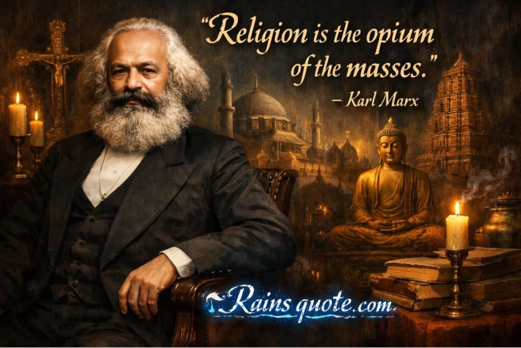โReligion is the opium of the masses.โ