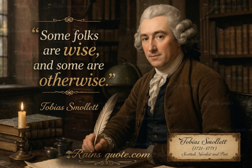 “Some folks are wise, and some are otherwise.”