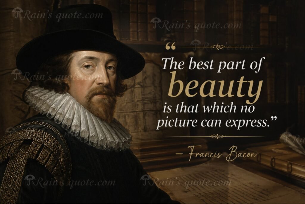 “The best part of beauty is that which no picture can express.”