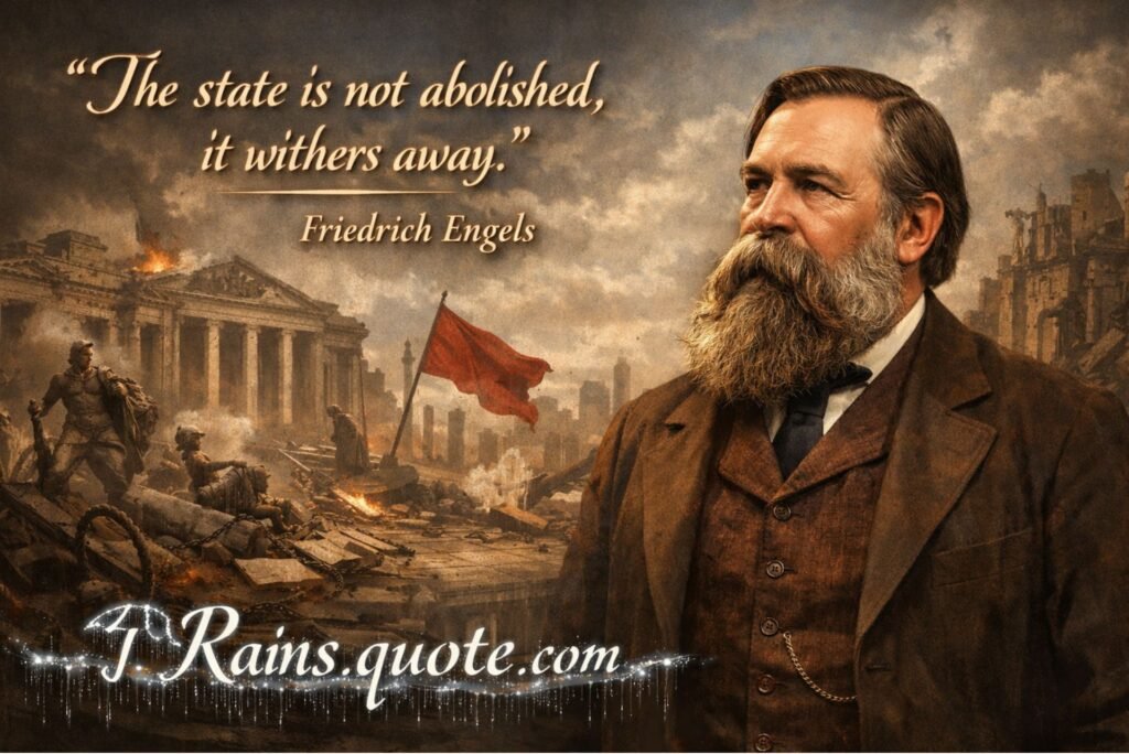 “The state is not abolished, it withers away.”