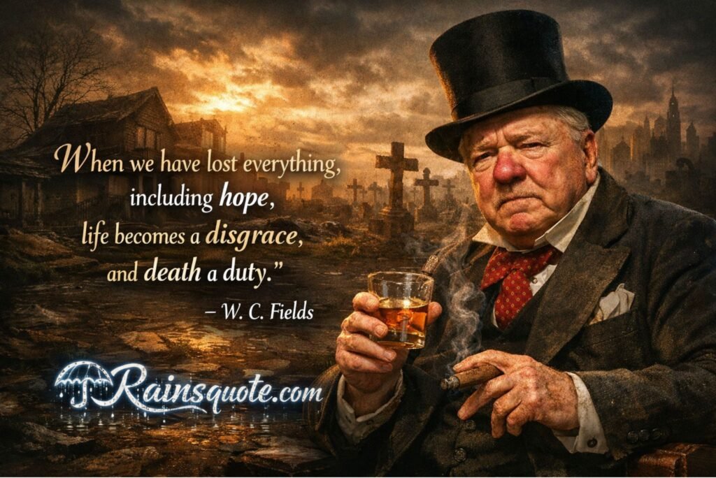  “When we have lost everything, including hope, life becomes a disgrace, and death a duty.”