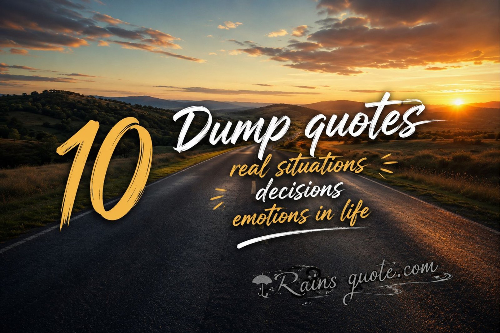 10 Dump quotes real situations decisions emotions in life
