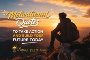 10 Motivational Quotes to Take Action and Build Your Future Today 