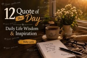 12 Quote of the Day – Daily Life Wisdom & Inspiration 