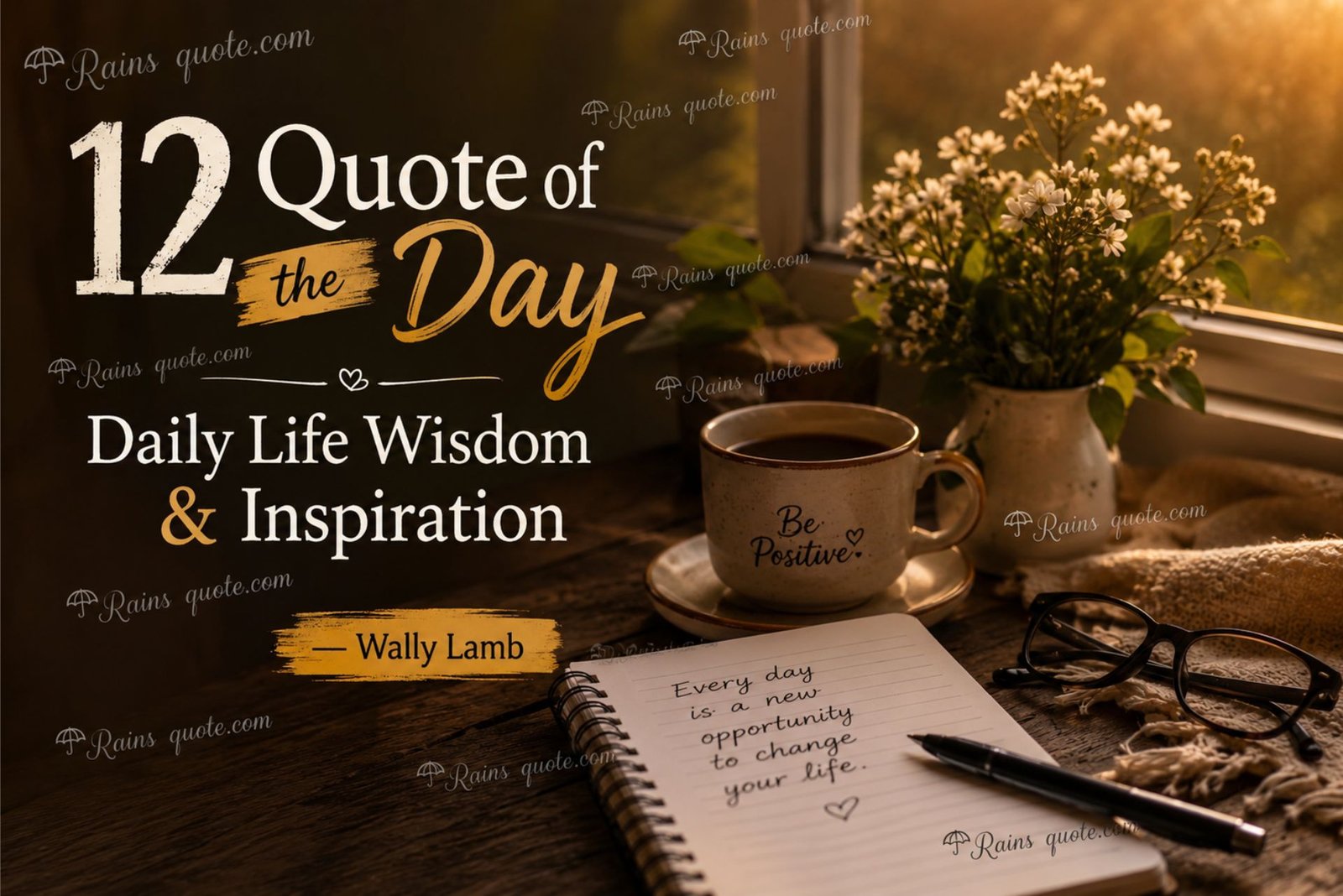 12 Quote of the Day – Daily Life Wisdom & Inspiration 
