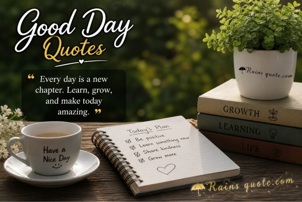 14 Good Day Quotes About Life, Growth, and Learning 