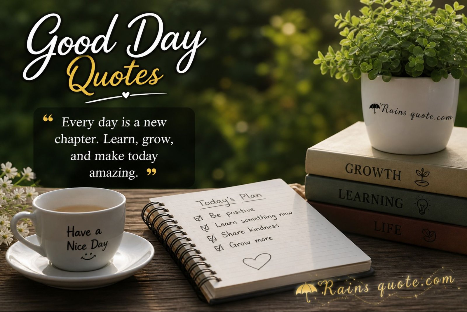 14 Good Day Quotes About Life, Growth, and Learning 
