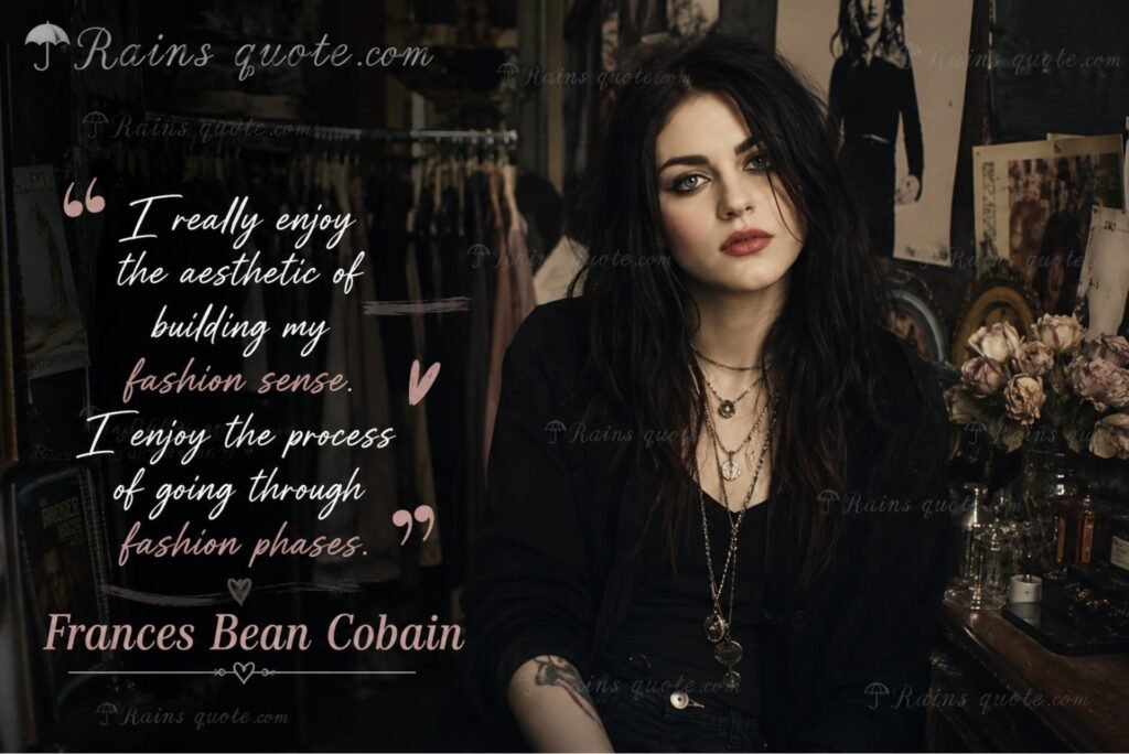 “I really enjoy the aesthetic of building my fashion sense. I enjoy the process of going through fashion phases.”
