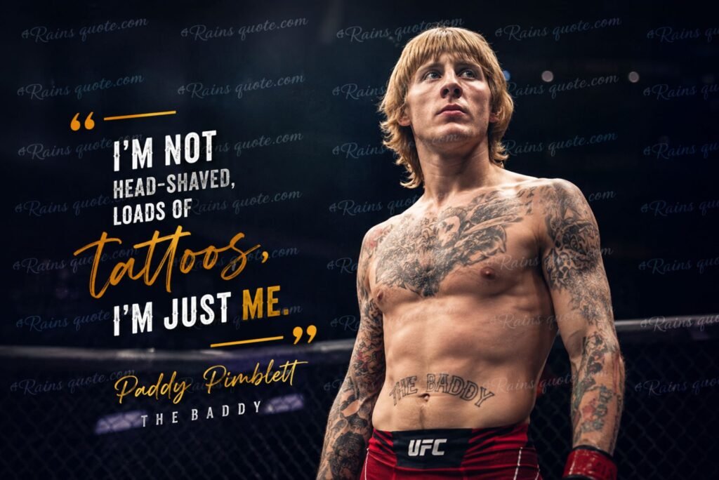 “I'm not head-shaved, loads of tattoos, I'm just me.”