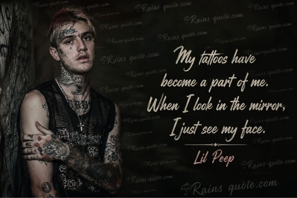 “My tattoos have become a part of me. When I look in the mirror, I just see my face.”
