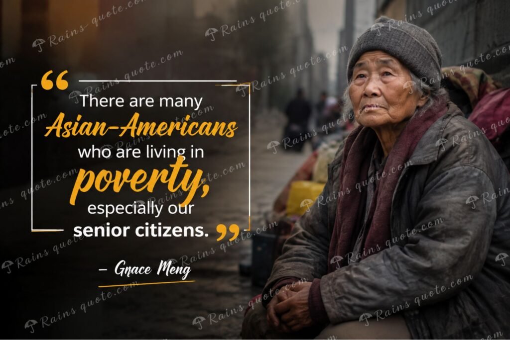 “There are many Asian-Americans who are living in poverty, especially our senior citizens.”