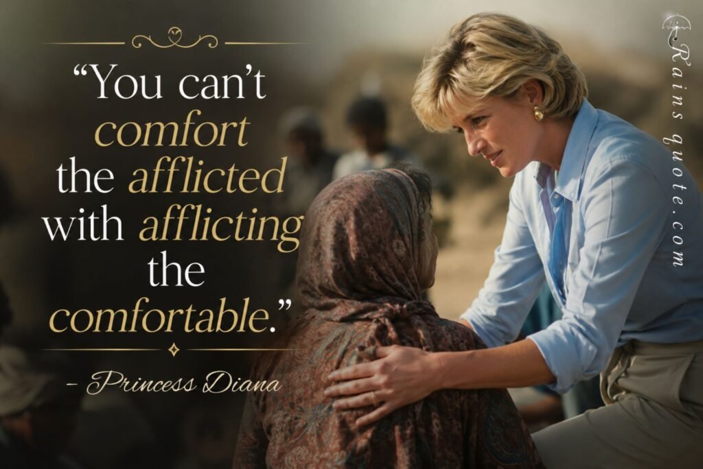 “You can't comfort the afflicted with afflicting the comfortable.”