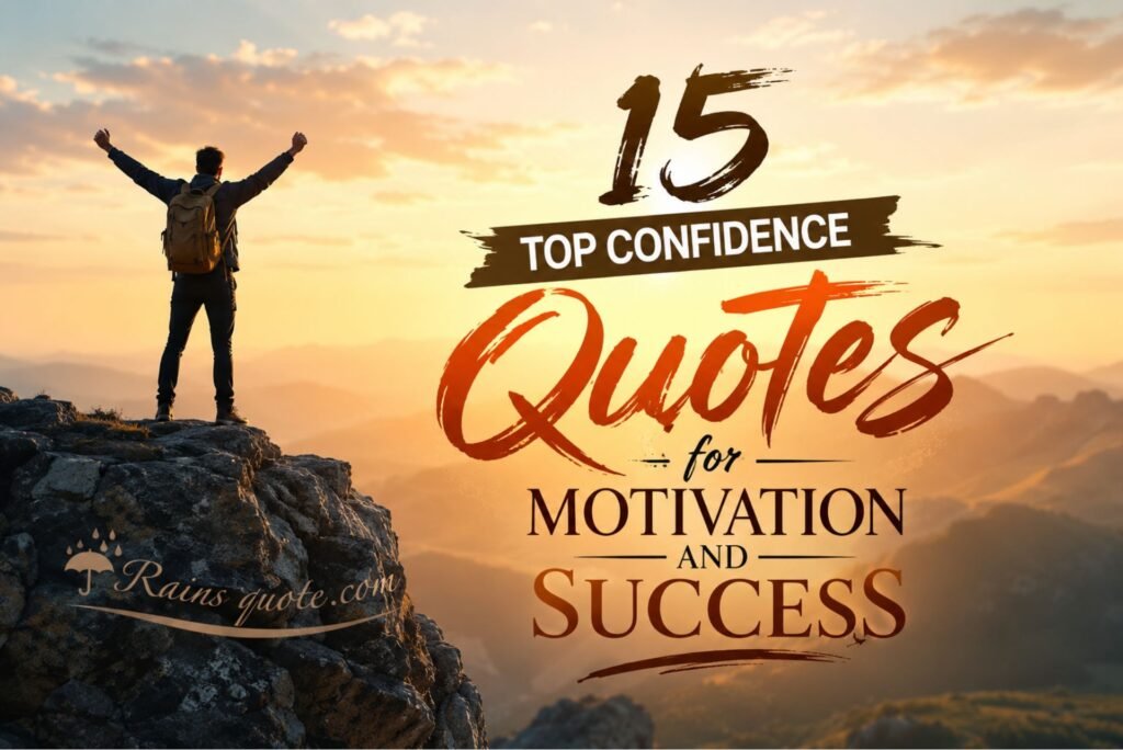 15 Top Confidence Quotes for Motivation and Success 