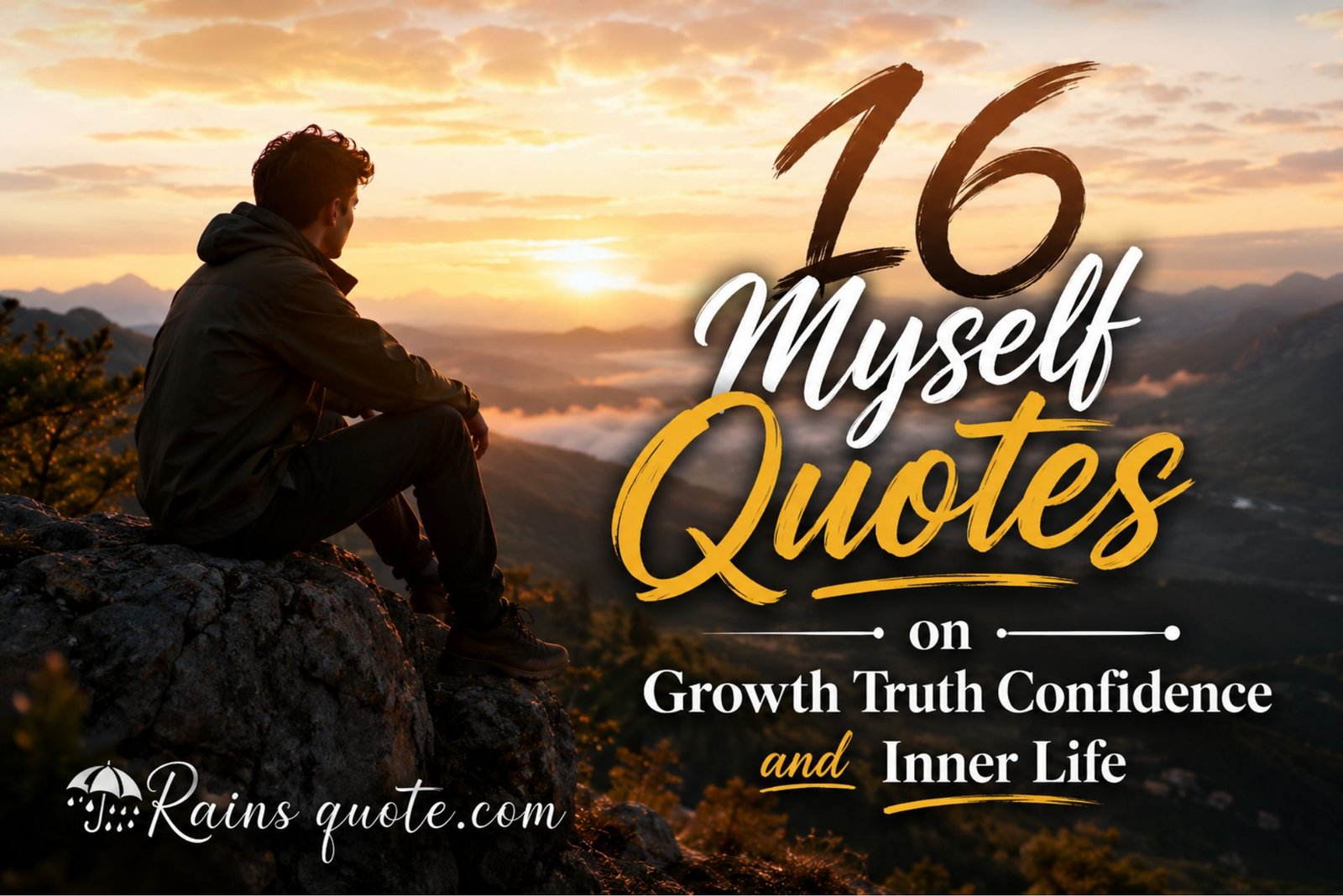16 Myself Quotes on Growth Truth Confidence and Inner Life