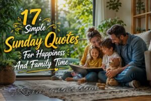17 Simple Sunday Quotes For Happiness And Family Time 
