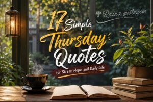 17 Simple Thursday Quotes for Stress, Hope, and Daily Life
