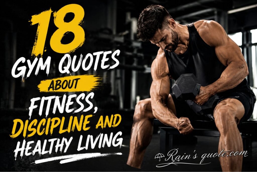 18 Gym Quotes About Fitness, Discipline and Healthy Living