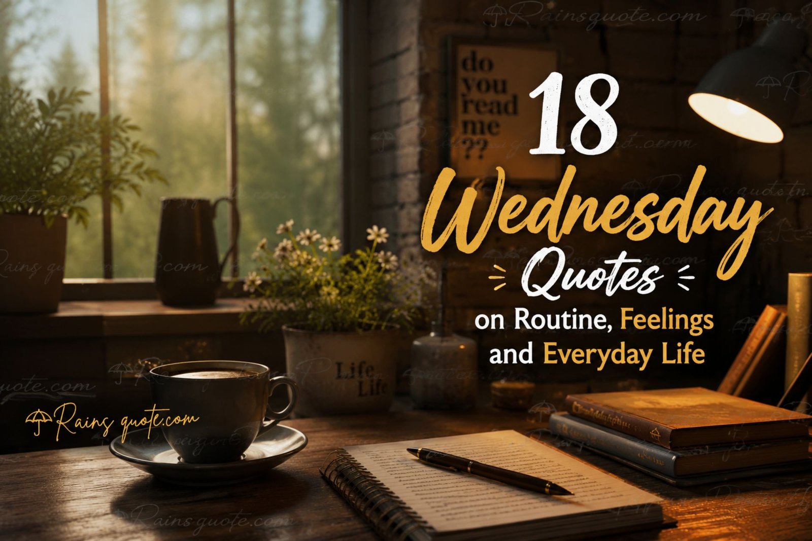 18 Wednesday Quotes on Routine, Feelings and Everyday Life 