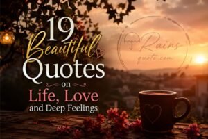 19 Beautiful Quotes on Life, Love and Deep Feelings 
