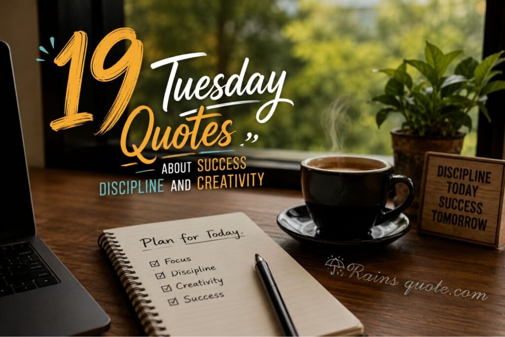 19 Tuesday Quotes About Success Discipline And Creativity 