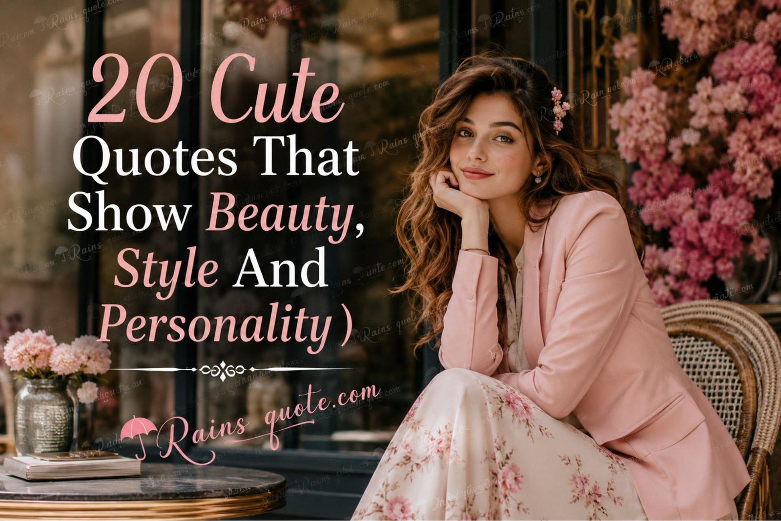 20 Cute Quotes That Show Beauty, Style And Personality 