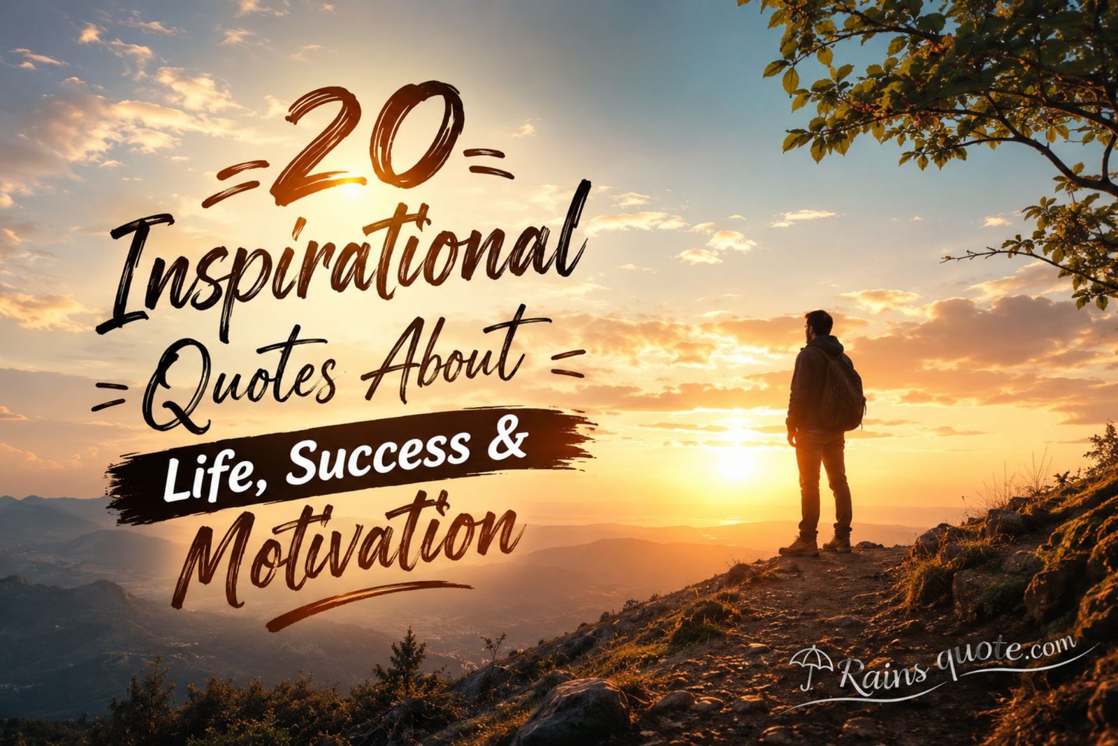 20 Inspirational Quotes About Life, Success & Motivation