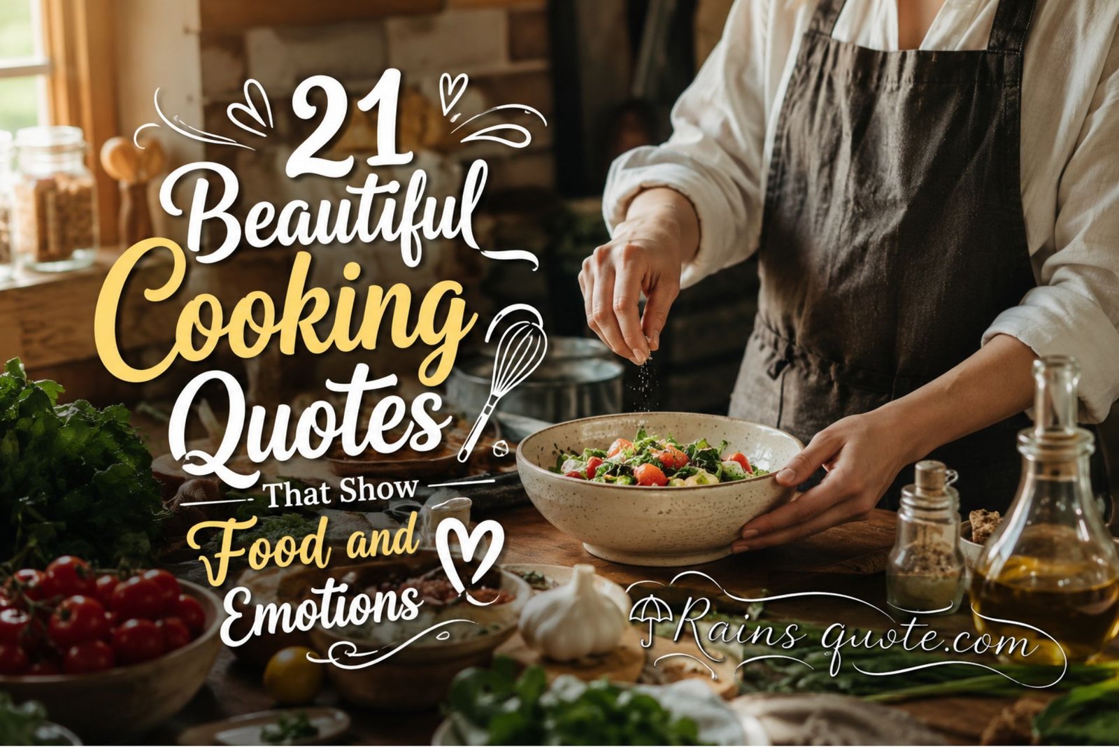 21 Beautiful Cooking Quotes That Show Food and Emotions 