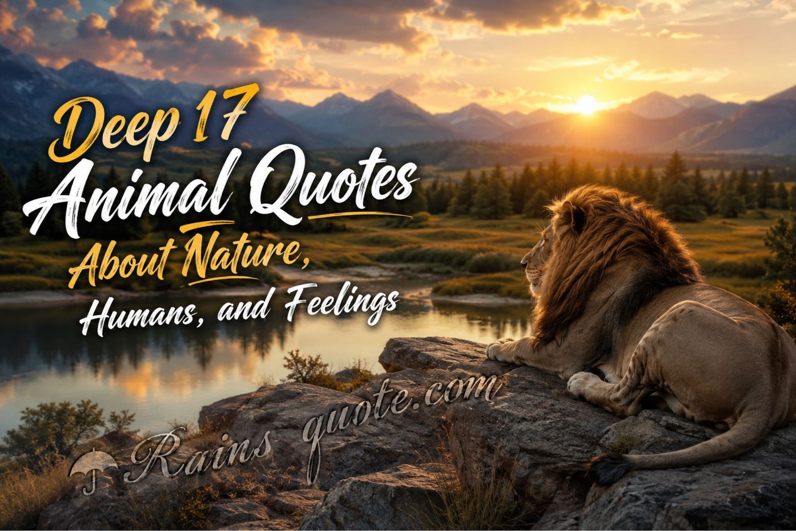 Deep 17 Animal Quotes About Nature, Humans, and Feelings 